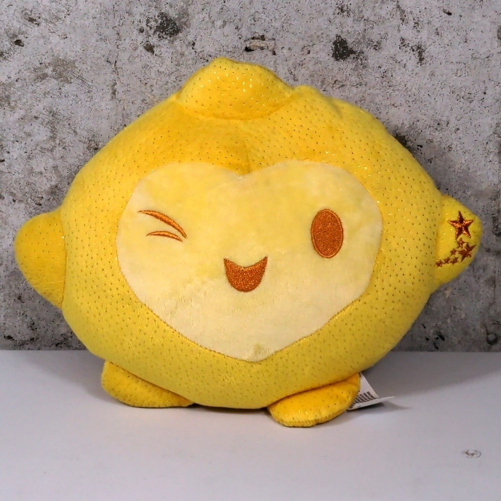 Disney Wish Movie Star Huggable Plush Just Play Yellow Light Up Toy 8 inch Works